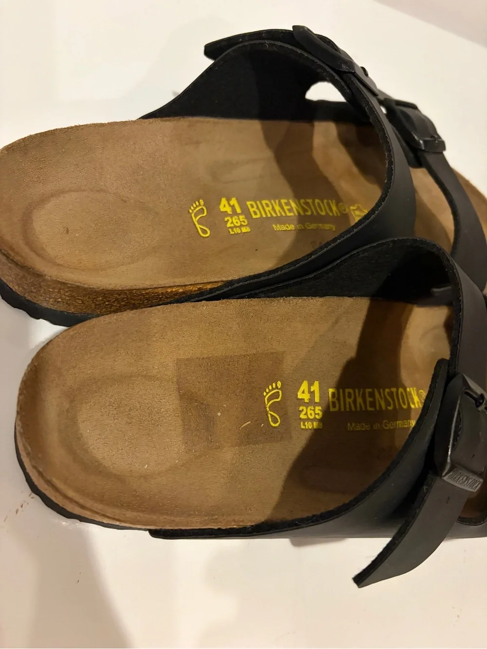 Birkenstock Kids Black Two-Strap Arizona Sandals